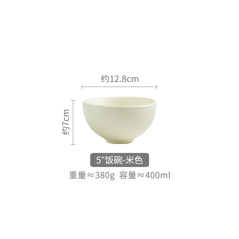 5-inch bowl-white (single color box installation)