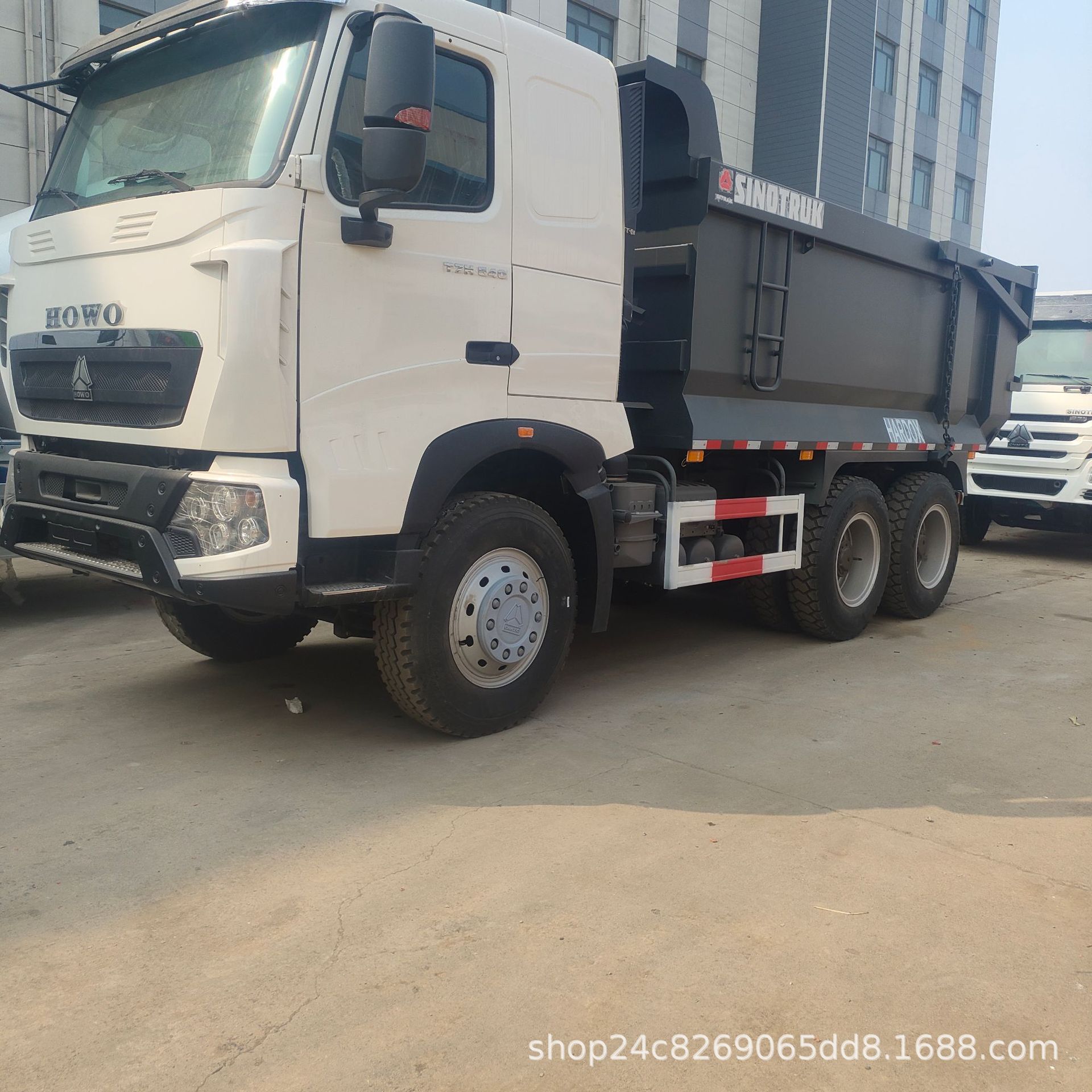 Cross-Border Supply of Howo Dump Trucks, African Trade Engineering Dump Trucks, 371 Horsepower Engineering Transport Vehicles