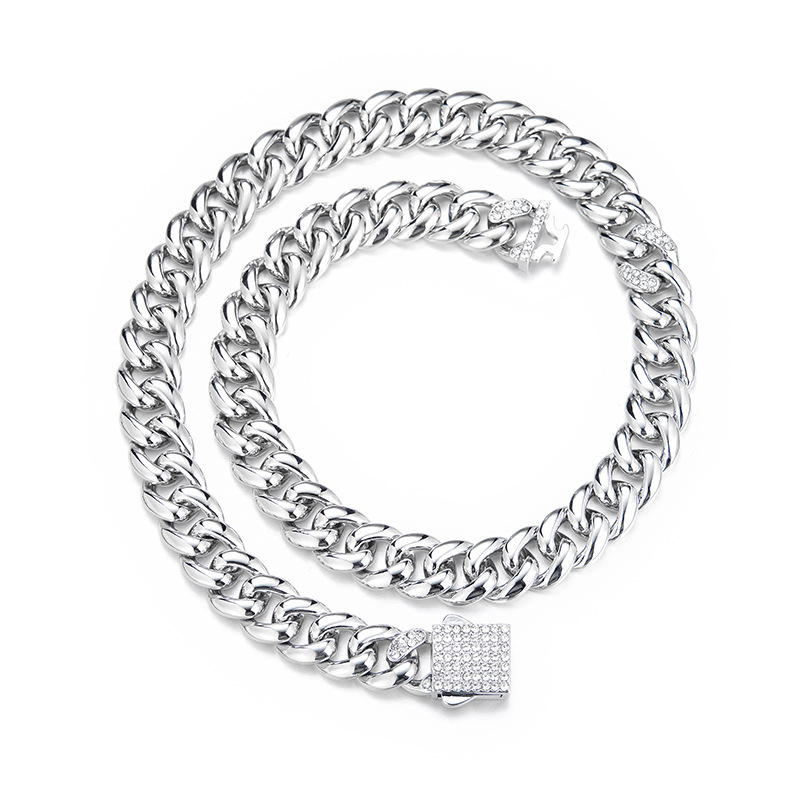 Cuban Chain Necklace For Men - Personalized Punk Hip Hop Style_voghion.com