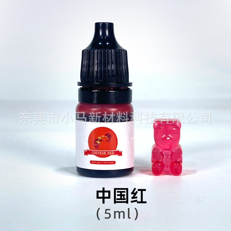 Pigmento Líquido para Resina Epoxi 24 Colores 5ml para Colorear Artesanías y Pegamento UV