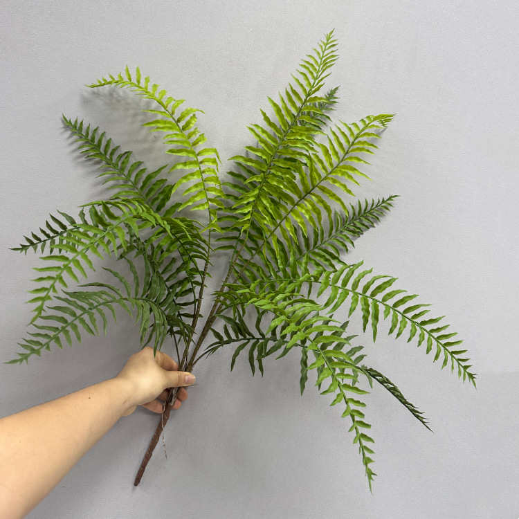Artificial Fern Plants, Persian Grass Ferns for Ground Planting and Decoration, Small Green Plants Wholesale, Plant Wall Accessories, Flower Vase