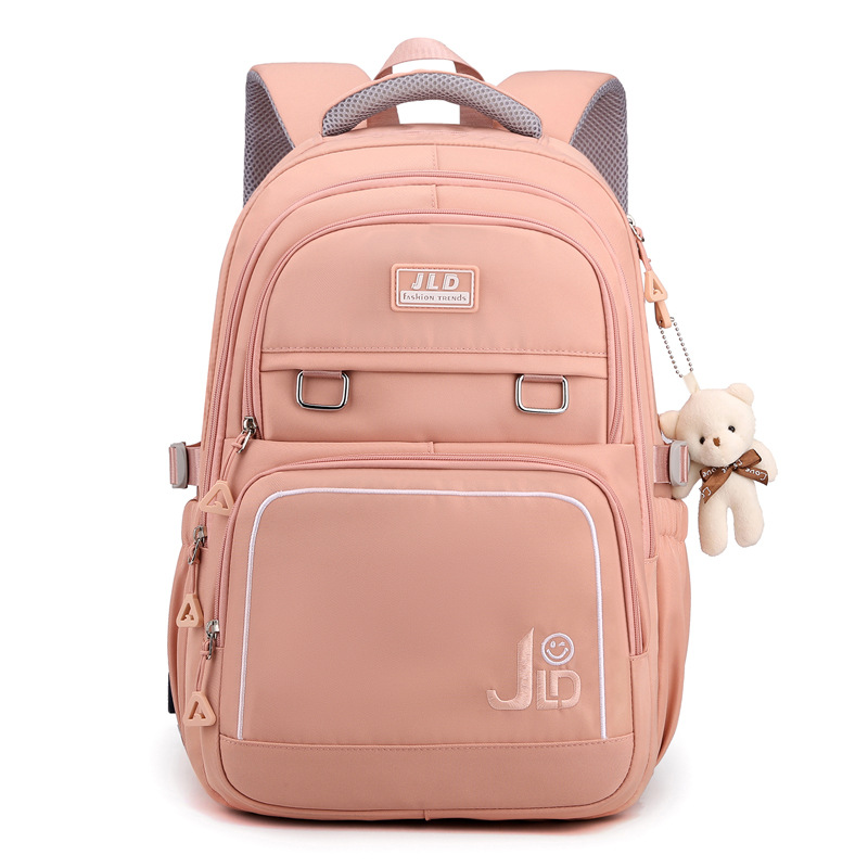 Ultra-ligero de gran capacidad junior high school student schoolbag estudiante universitario viaje mochila impermeable estudiante de secundaria de alto aspecto chica mochila