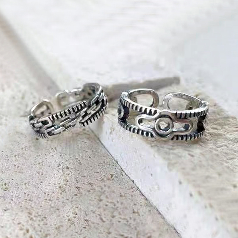 Universal fashionable creative small design woven ring for men and…