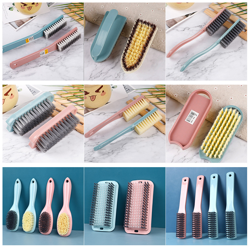 Laundry Shoe Brush Combination Brush Soft-Bristled Long-Handled Cleaning Brush Set Household Non-Damaging Shoe Brush Sports Shoes