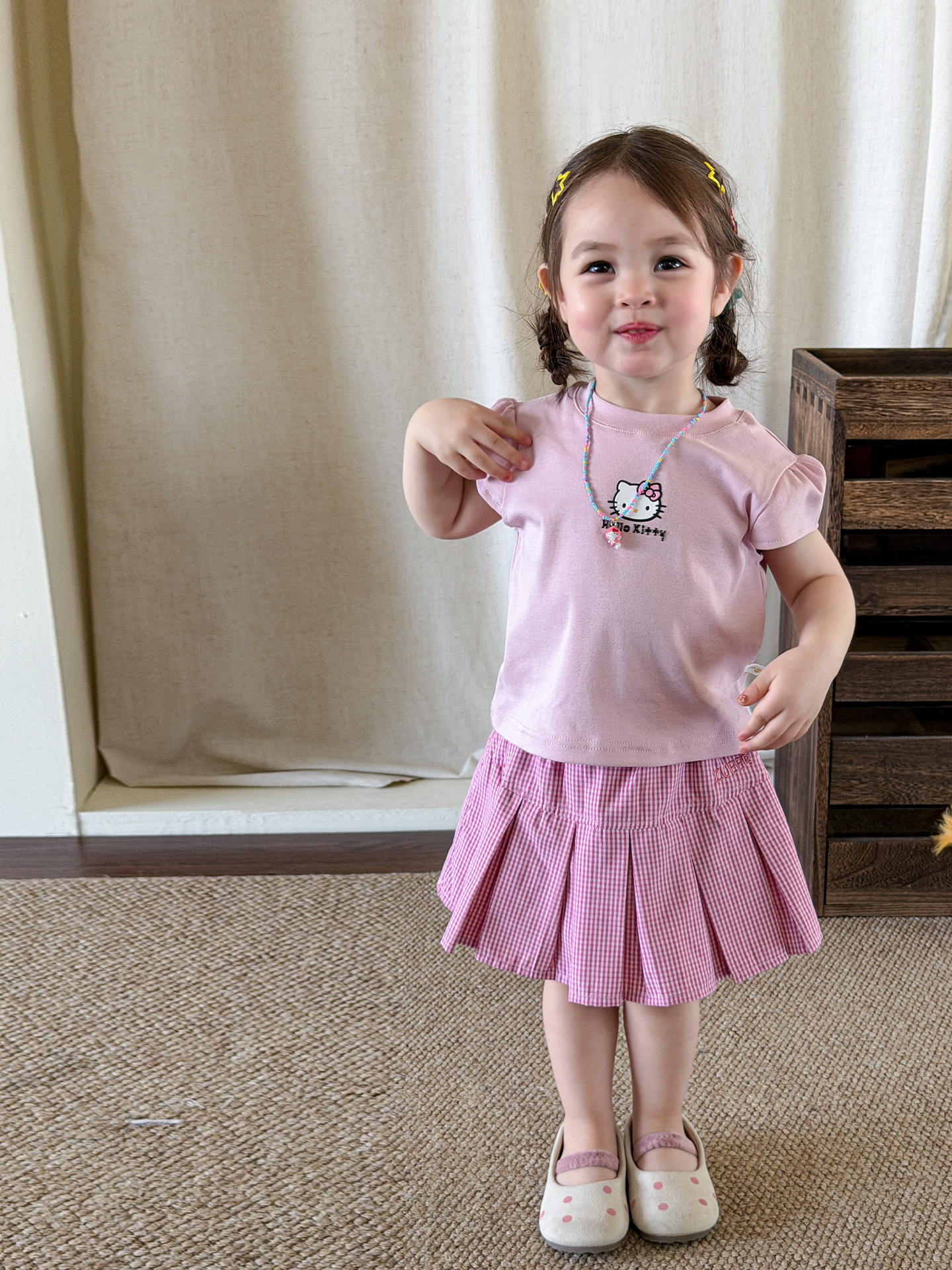 Sugar Pear ropa infantil niñas falda de mitad de verano delgada 2026 falda infantil casual de 100 pistas A falda corta de bebé femenino image 6