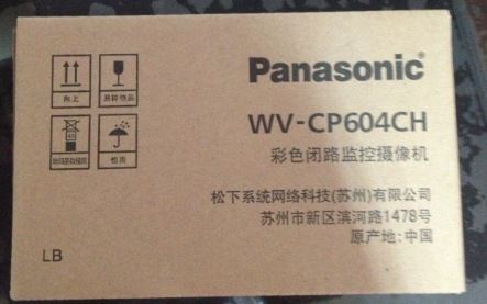 松下监控摄像机枪机 WV-CP604 WV-CP600 WV-CP604CH