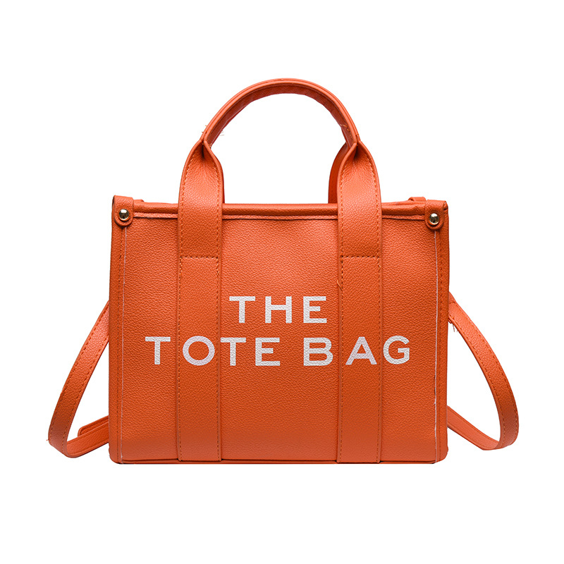 Bolso de mano de comercio exterior transfronterizo patrón de lichí bolso de mujer de moda de alta gama impreso carta hombro bolsa de mensajero