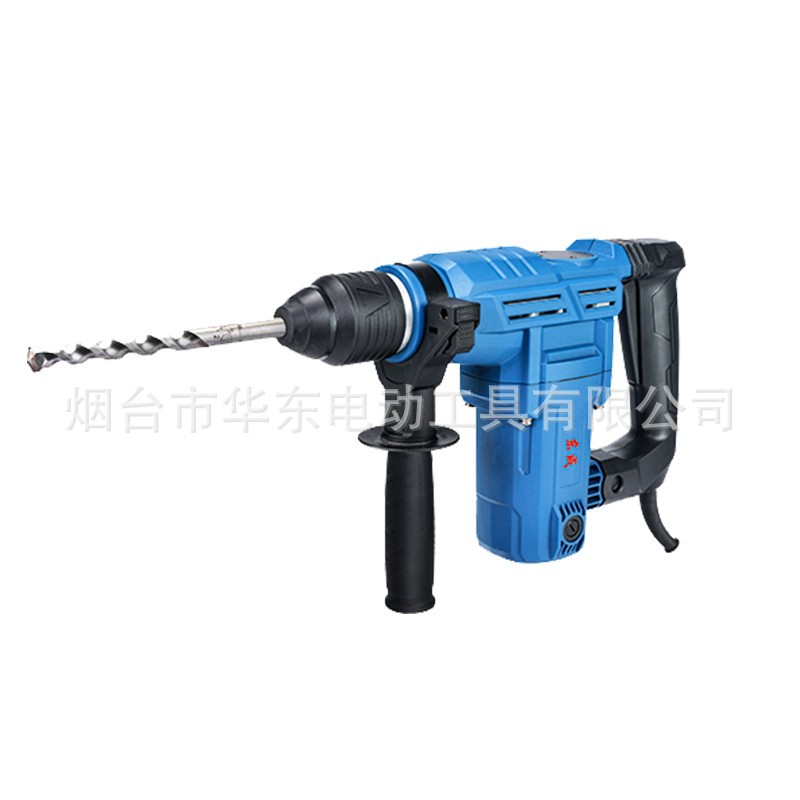 Dongcheng 1010W taladro de impacto de grado industrial de alta potencia Barra de plantación de hormigón embrague de seguridad herramienta eléctrica martillo eléctrico grande