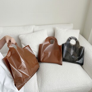 High-end clothing store handbag thickened plastic clothes shopping gift packaging studio bag printing wholesale