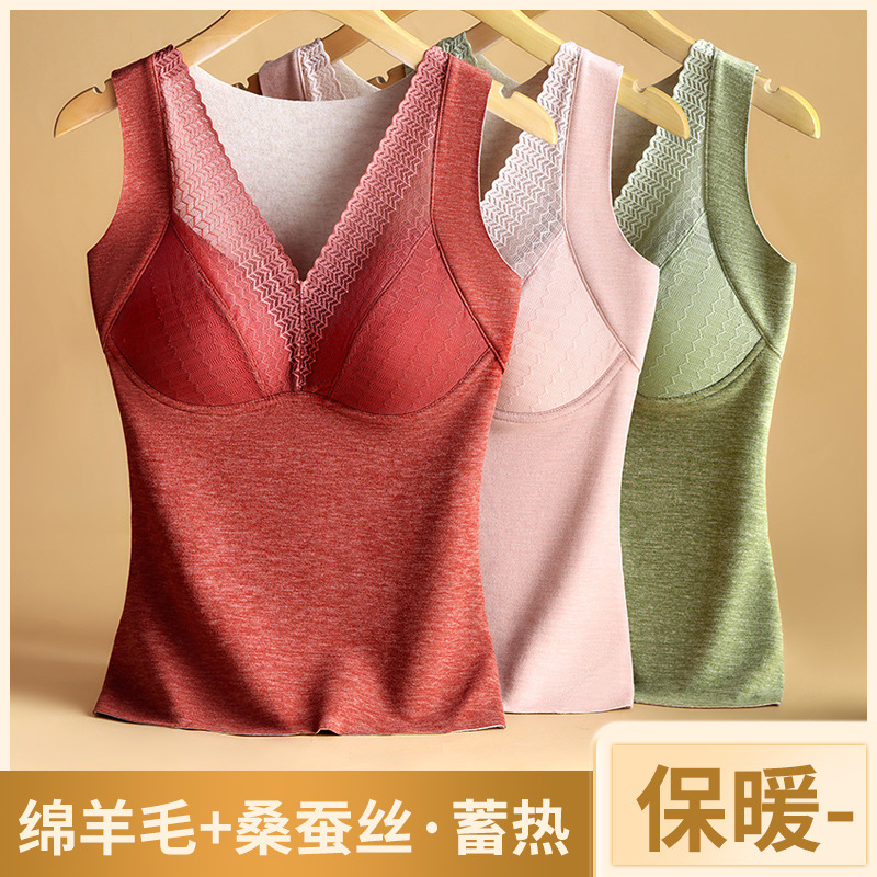 Demi-season lace warm T-shirt
