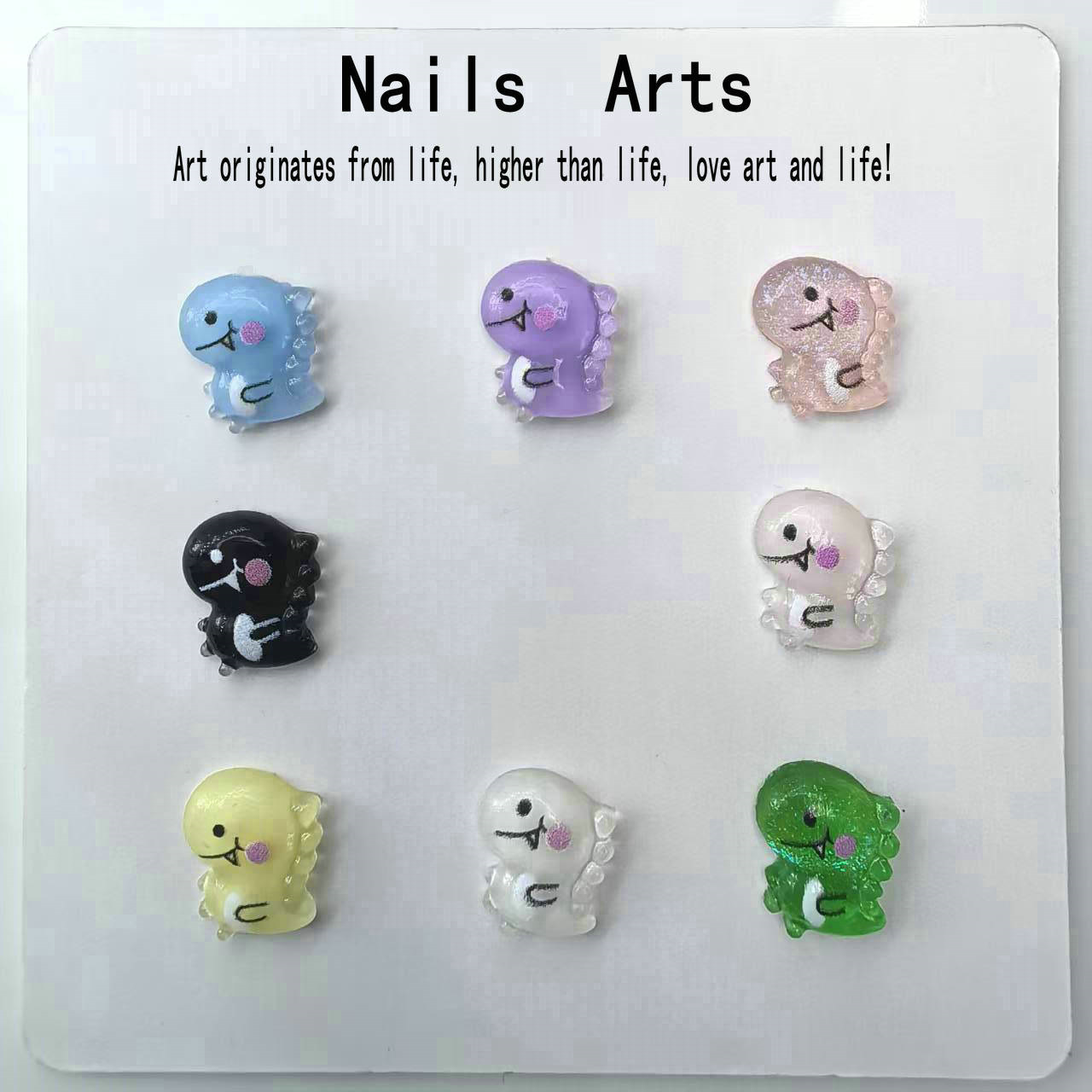 卡通恐龙美甲饰品批发指甲装饰diy穿戴甲美甲饰品配饰0002