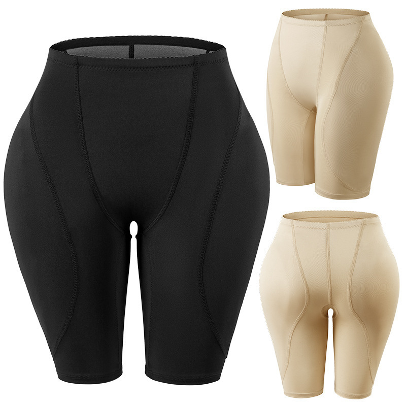 Cross-border Low Waist Tight Pants Fake Ass Full Hip Lifting Hip Full Hip Sponge Pad Hip Tight Waist Flat Corner Shaper for Women