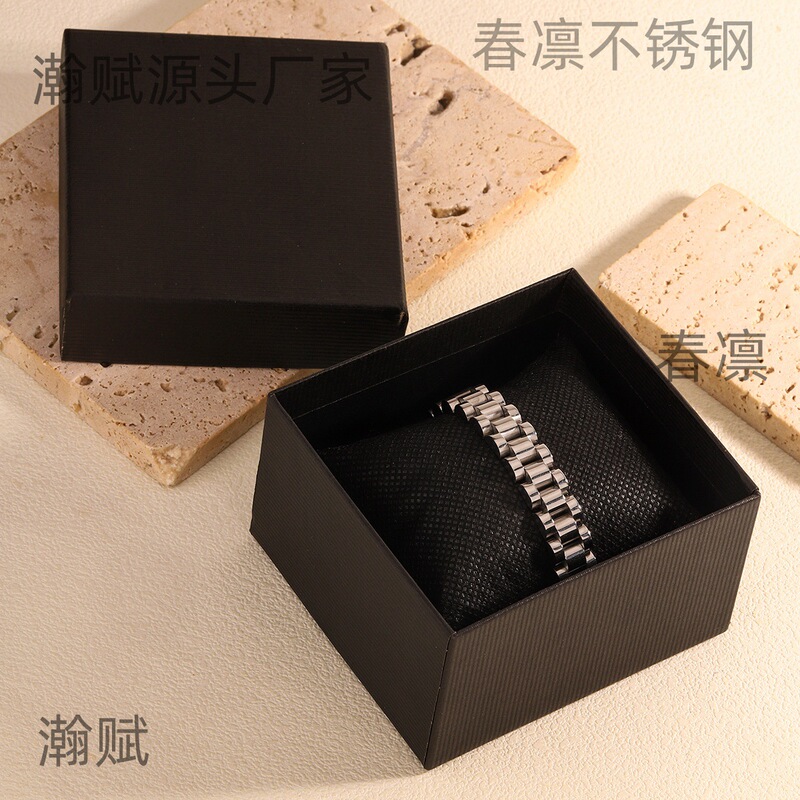 新しいステンレス鋼真空メッキ非退色時計ストラップブレスレット 18 k ゴールドヒップホップファッション絶妙なジュエリー卸売|undefined