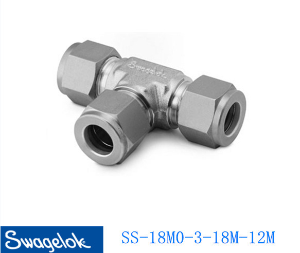 Swagelok世伟洛克(SS-18M0-3-18M-12M) 变径三通接头18MMx12MM