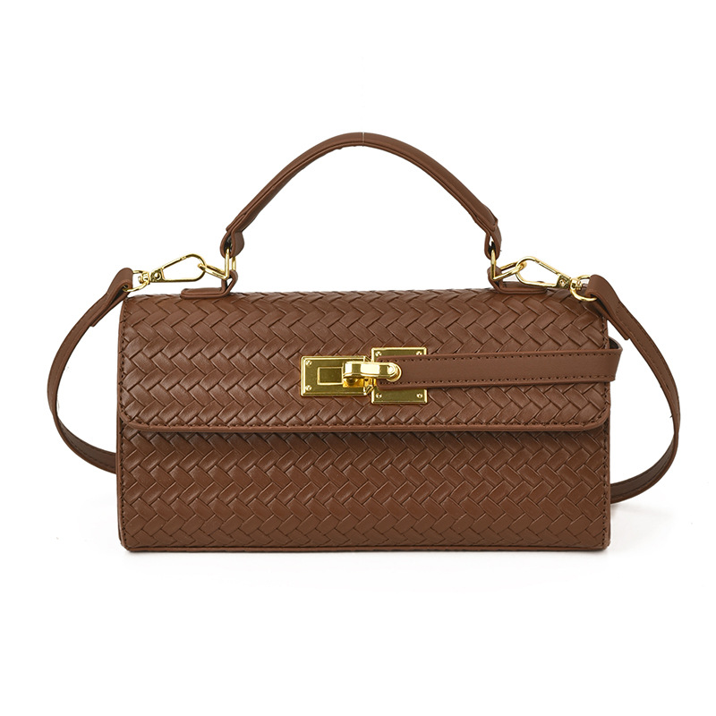 Ventas calientes de nuevo tejido portátil Kelly bolso cuadrado de mujer comercio exterior transfronterizo alta sensación de lujo ligero versátil mochila
