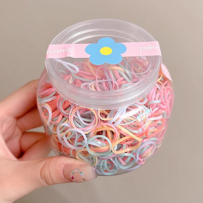 Bebé atado cabello de cabello niñas no lastimar cabello corda de goma anillo de cabello bebé tocado de cabello adorable para niños mujeres