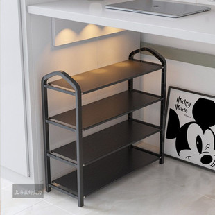 Shoe Rack Multi-Layer Household Dust-Proof Door Shoe Rack under the Desk Against the Wall College Student Dormitory Shoe Rack Simple Storage Version