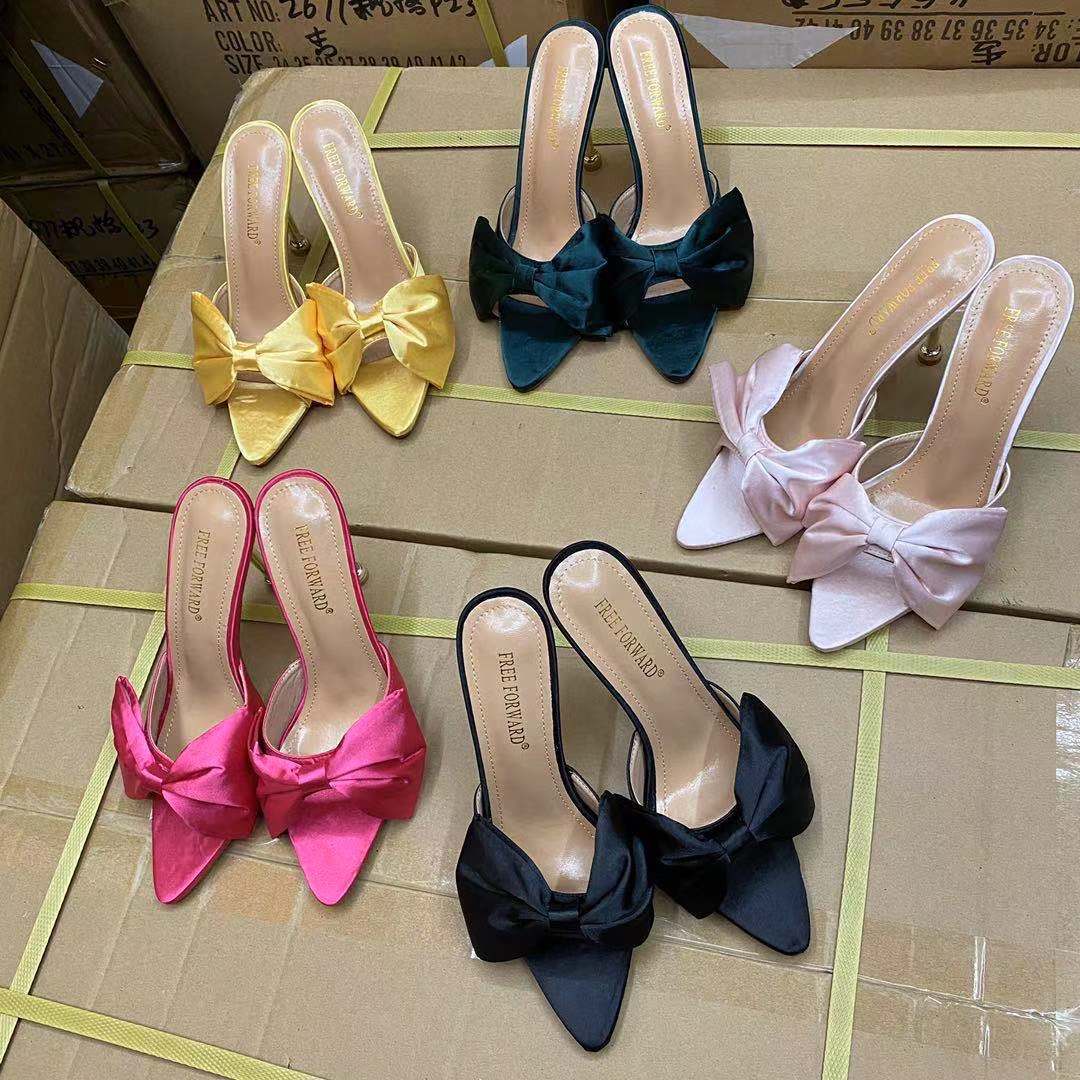 9566 high-heeled sandals female foreign...