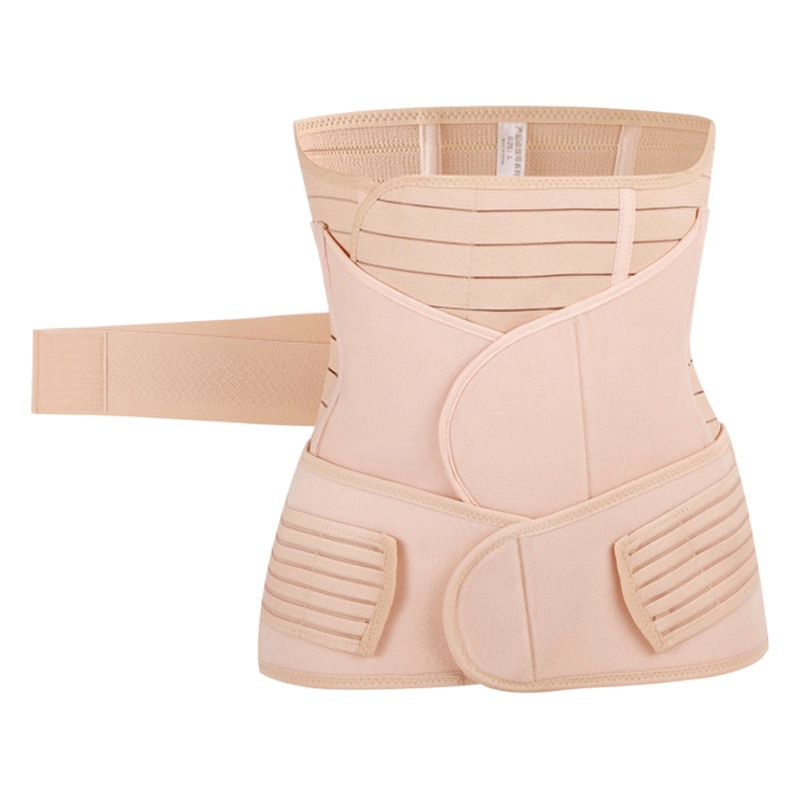 Fortalecer el cinturón de vientre posparto conjunto de tres piezas cesárea natural cesárea vinculante faja transpirable faja cinturón fábrica ventas directas