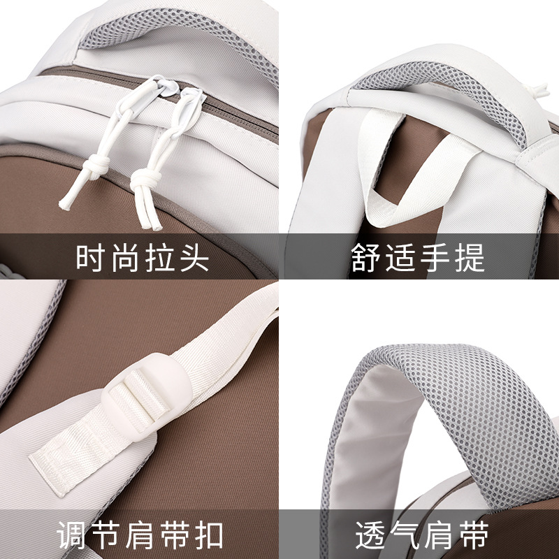 Mochila de pescado natural universitaria de mujeres simplista y hermosa gran capacidad mochila de alta calidad mayorista de alta calidad