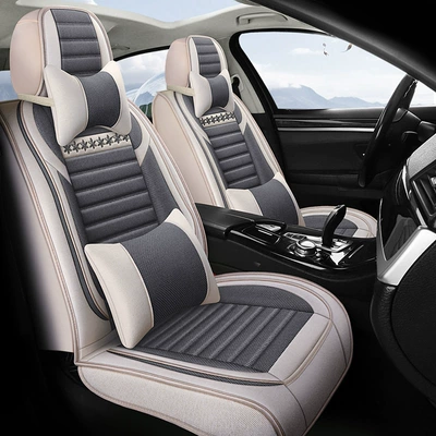 Seat cushion, seat cover, Linen Fully Enclosed Car Seat