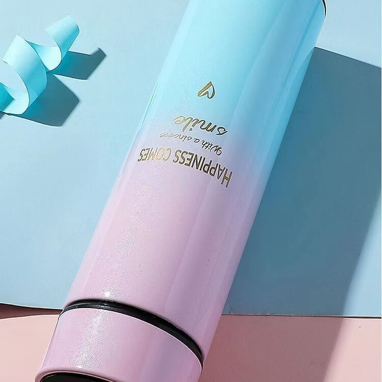 新商品のアイデアグラデーション色の星の温度制御保温カップのスマートステンレスの温度測定カップの温度測定カップのストレートカップ|undefined