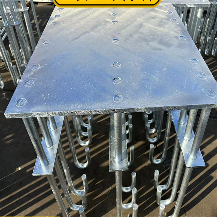 Fabricante de placa de hierro incrustada Q235B barra helicoidal para soldadura de concreto