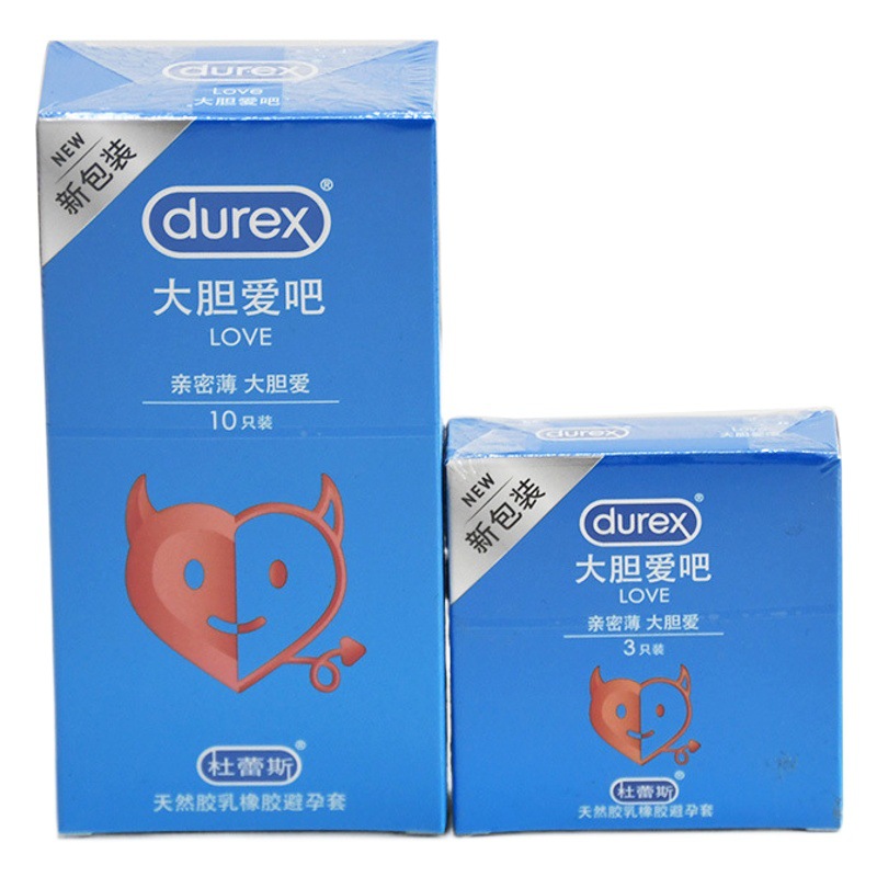 Durex Condoms Bold Love 10-Pack Safety Condoms 3-Pack Air Vitality Ultra-Thin Condoms Health Products Batch