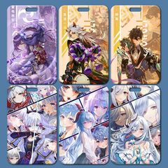 原神卡套學生飯卡公交卡鍾離甘雨保護套門禁校園雷神胸牌胡桃周邊