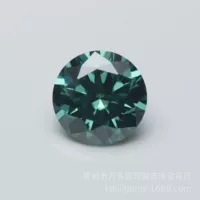 Mosan Алмазный голый камень DEF Paraíba Муассанит Голый камень круглой огранки Муассанит Цвет Mosan