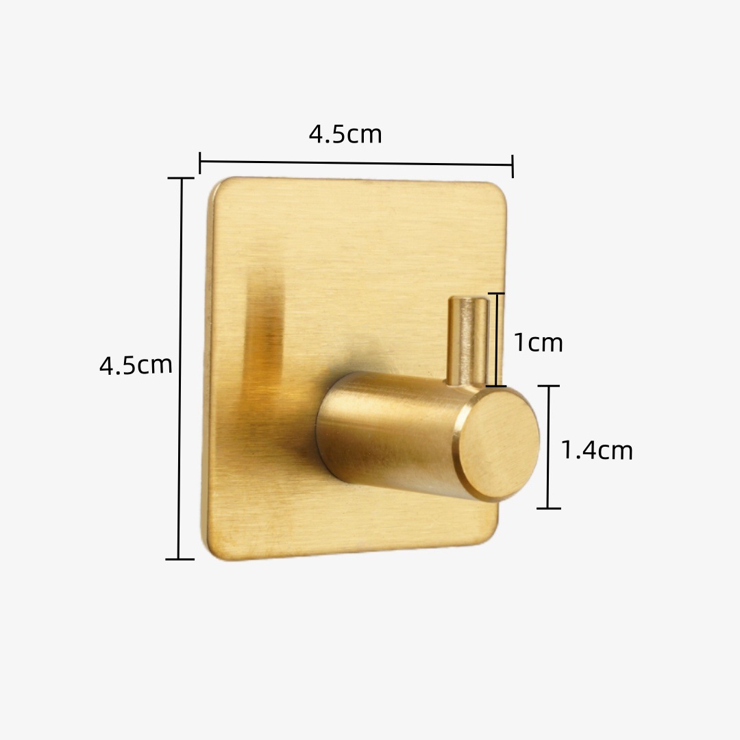 Cilindro de acero inoxidable (oro) Cuadrado