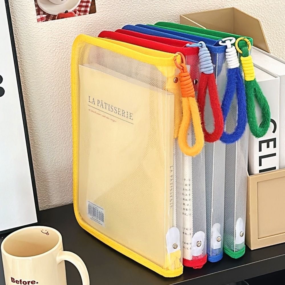 Bolsa con cremallera de sarga roja (portátil)