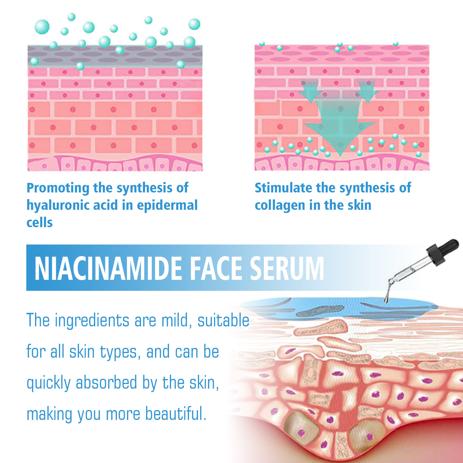 West Month Niacinamide Facial Essence for a Radiant Complexion, Elasticity, and a Moisturizing Feel, Locking in Moisture and Promoting a Translucent Appearance