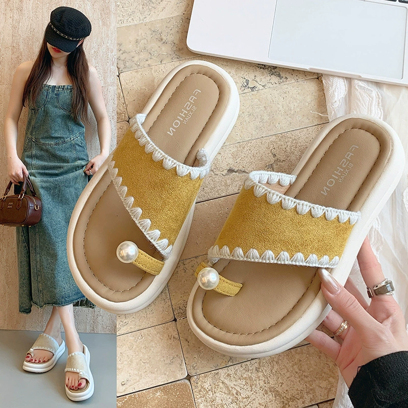 Летние 2025 универсальные плоские римские пляжные сандалии для женщин, модные сандалии-слипоны для женщин.
