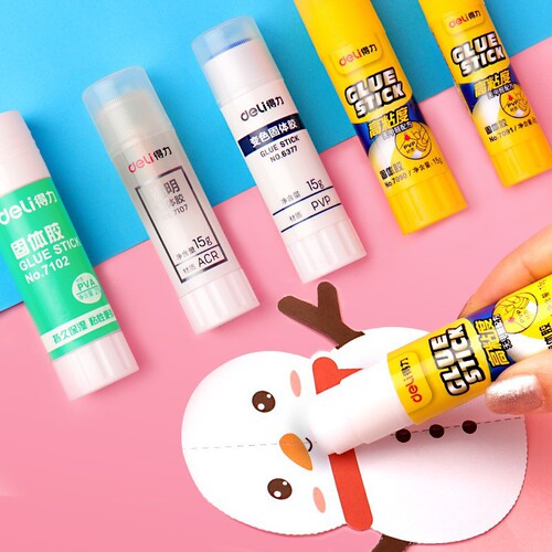 Deli glue stick wholesale solid glue student supplies children's office diy handmade paste strong stationery