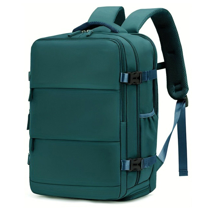 Mochila para Computadora de Viaje de Negocios 180° de Tela Oxford Gran Capacidad para Uso Diario
