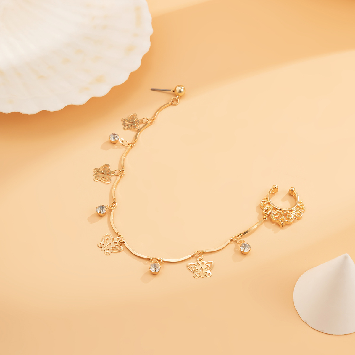 Gioielli europei e americani, stile etnico, stile Su, borchie per il naso senza punzonatura, accessori per il naso, orecchini dolci e fantastici, anelli per il naso da forare_voghion.com