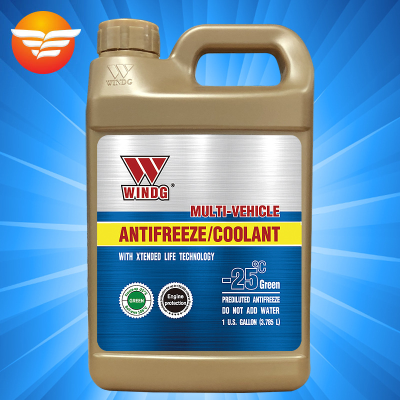 唯格防冻液 -25度 绿色 3.785升 四季通用水箱宝冷却液摩托车汽车