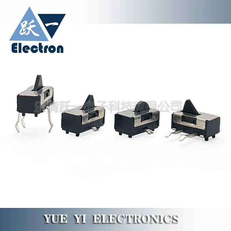 Микропереключатель предела обнаружения DS1AB-104 Трехножный Асимметричный штифт/нашивка с сбросом круглой головки наконечника стойки