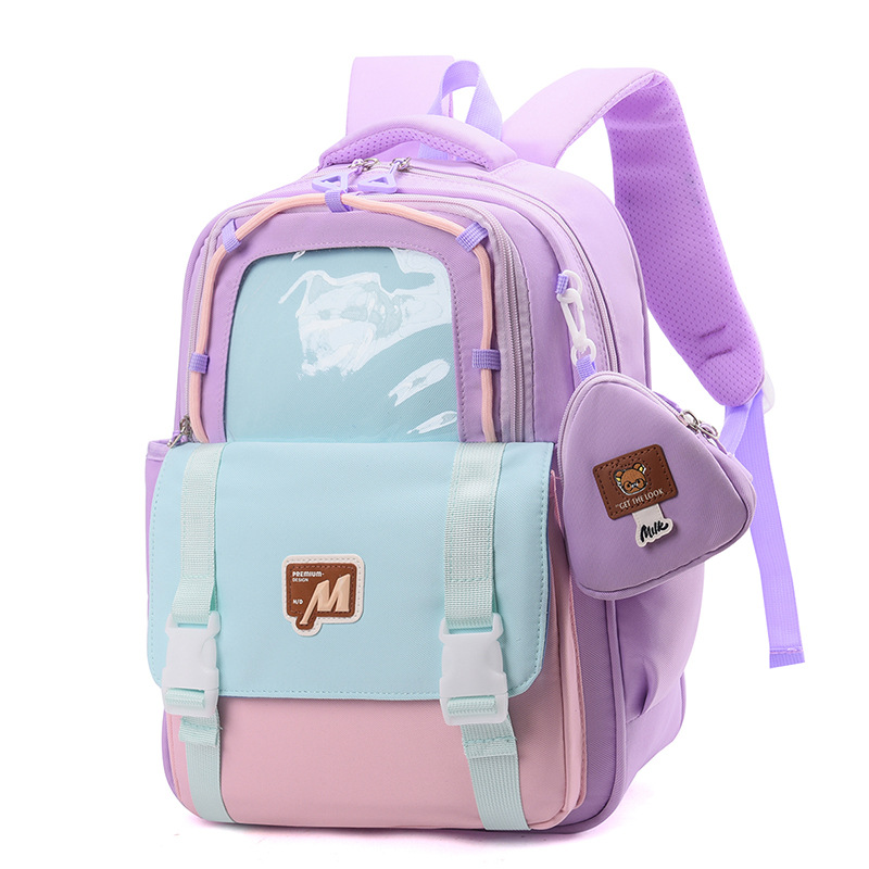 Mochila para niños, mochila para estudiantes de primaria ligera, nuevo tipo de mochila para niños y niñas.
