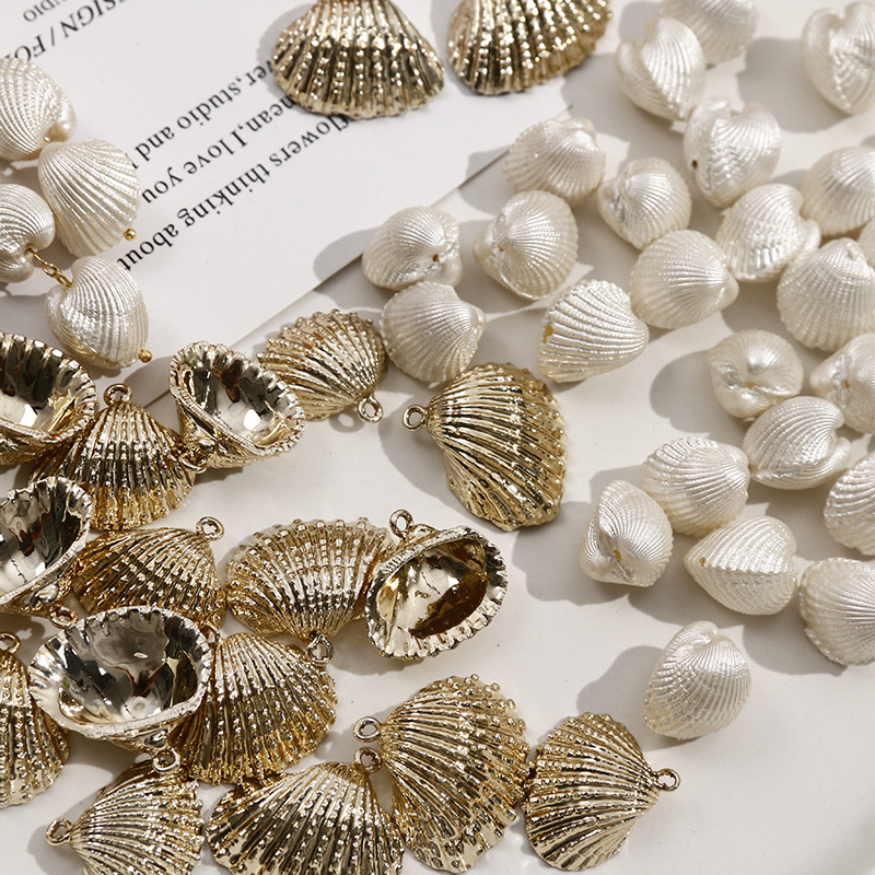 3g Weight Pendant Jewelry Making Type DIY Jewelry Accessories Classification 1 Piece Quantity Shell Material Shell Pattern All Seasons Season Plating Design Marine Style Style 1 Piece Shell Shell Pendant DIY Jewelry Accessories 1