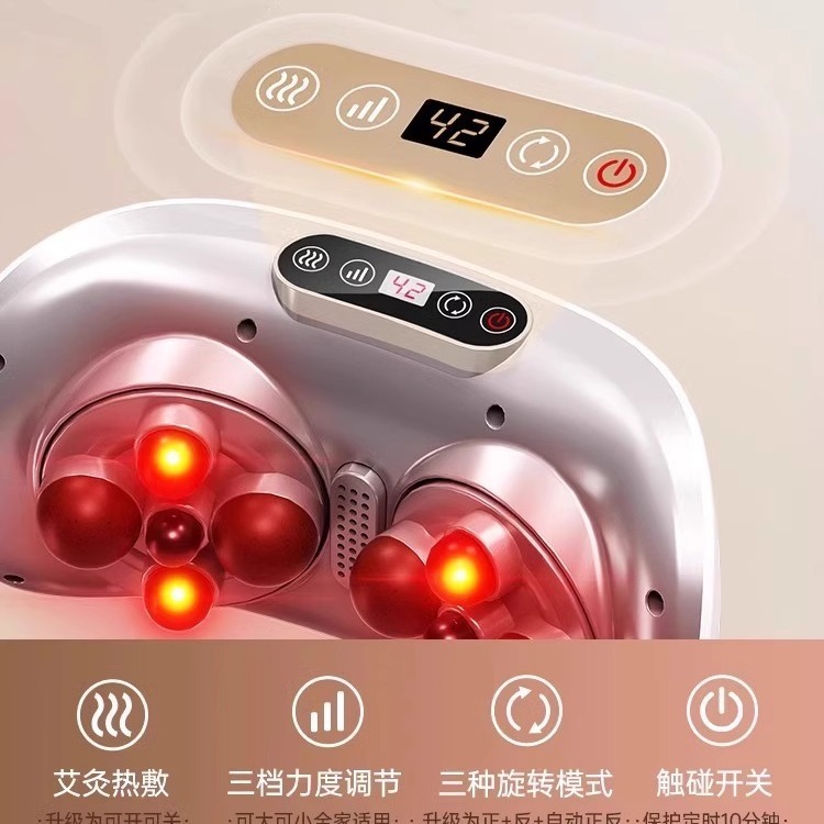 2025 新しいダブルディスク Bianstone 腹部マッサージ器具自動灸加熱により腸の蠕動運動を促進し、腹部マッサージと腹部をこすります|undefined