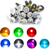Автомобильная светодиодная лампа для глаз Eagle 18MM матовая вогнутая линза 5630 3smd контратака заднего хода лампы лампы света мотоцикла