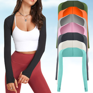 Summer Thin Driving Neck Sun Protection Integrated Raglan Sleeves Outdoor Golf Sports Shawl Cycling Sunshade Sleeves