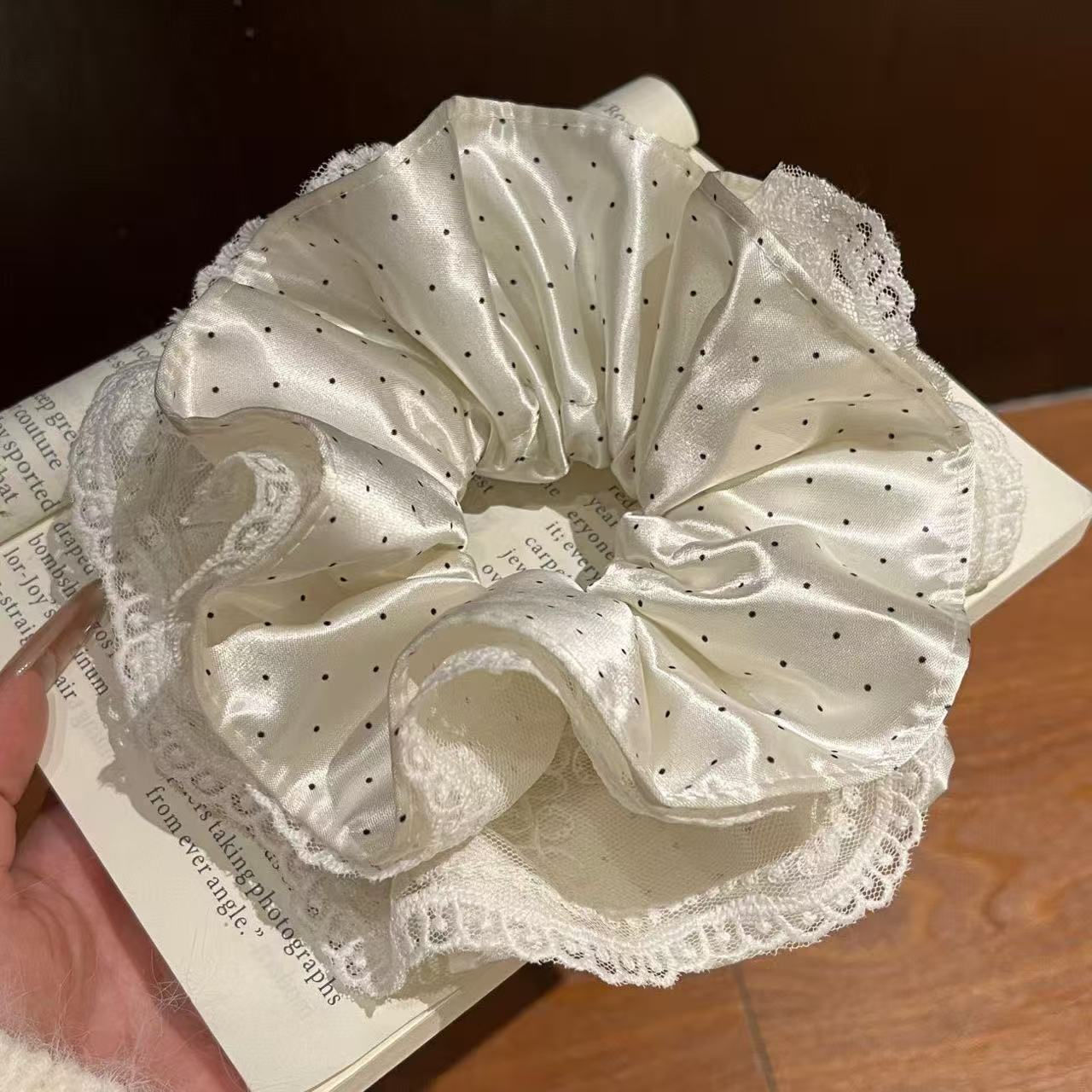 큰 사이즈 14호 - 광택 도트 허리