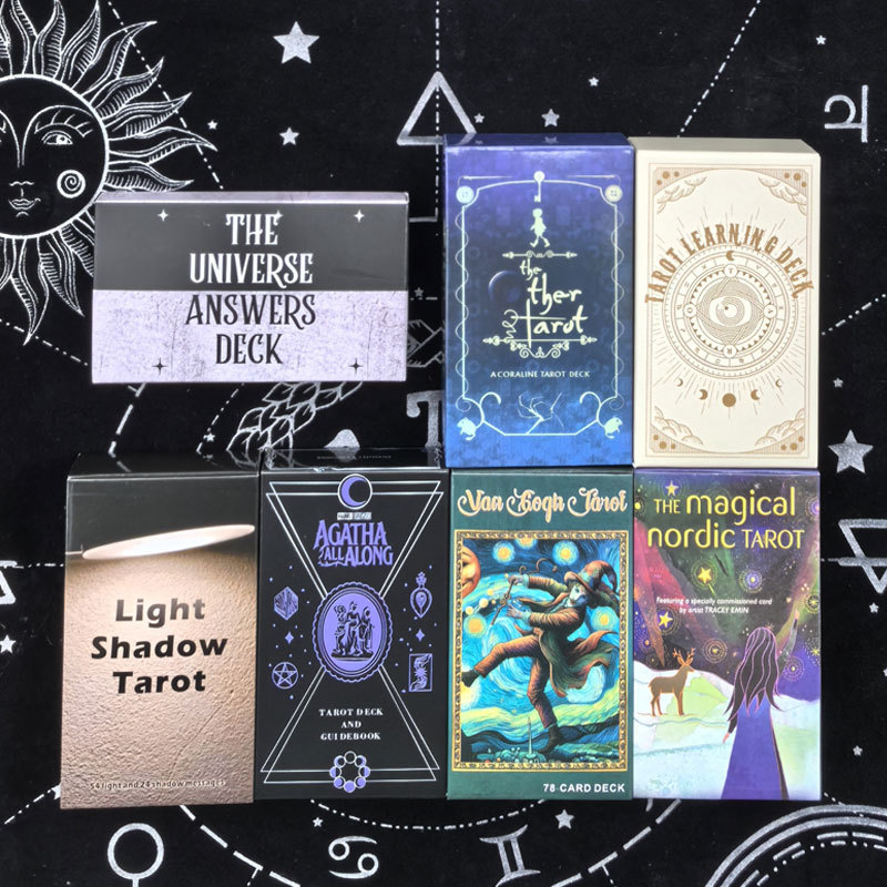 İngilis dilli tarot kartları dəsti, 6x10,3 sm