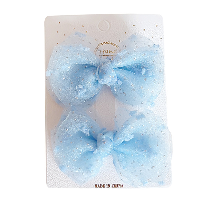 Corea del Sur accesorios para el cabello niñas arco accesorios para el cabello dorado hilo princesa bebé pequeño tamaño horquilla niños lindos horquilla