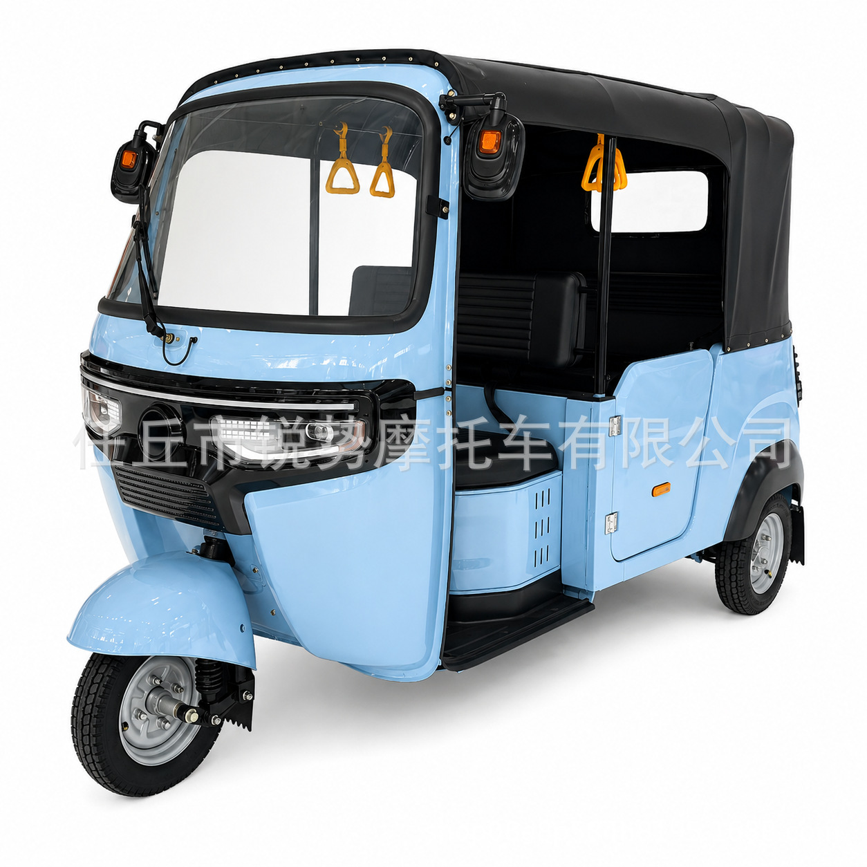 Tuktuk eléctrico de tres ruedas en el mercado africano Tuktuk eléctrico de tres ruedas de pasajeros exportación de comercio exterior