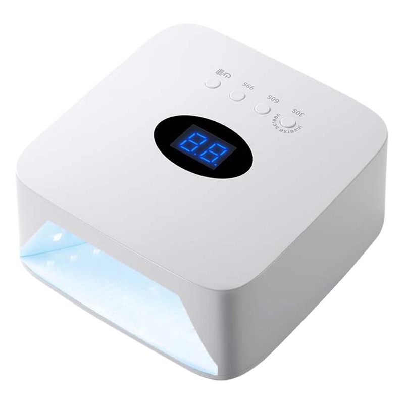 Fábrica al por mayor S50 Luz de fototerapia de uñas puesto en el mercado nocturno artefacto fuente de alimentación almacenamiento de energía inalámbrico lámpara de uñas recargable