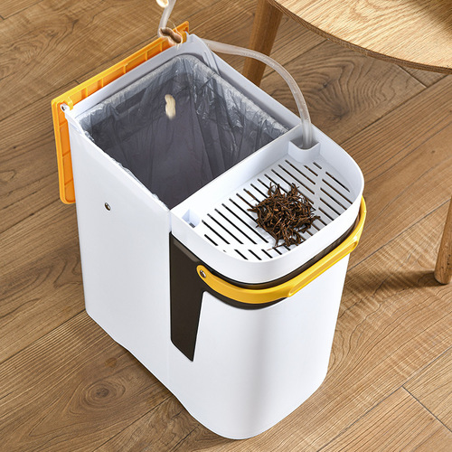 Tea bucket trash can two-in-one tea bucket tea dregs bucket tea set accessories waste water bucket large capacity tea table waste water bucket